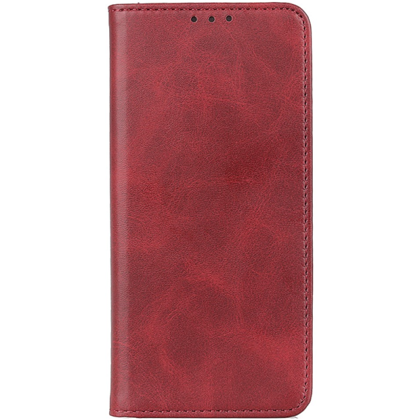 "Binfen" Split atvērams maciņš - sarkans (Moto G06 4G)