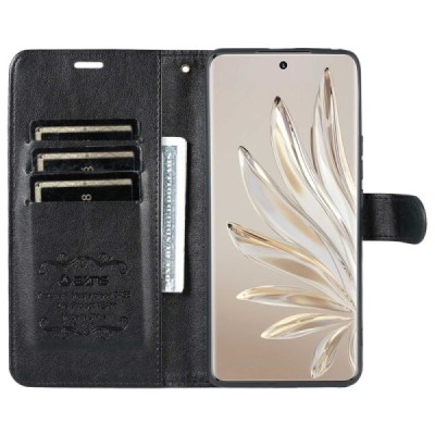 Huawei Honor 70 "AZNS" Retro melns atvērams maciņš, maks | Vacins.lv