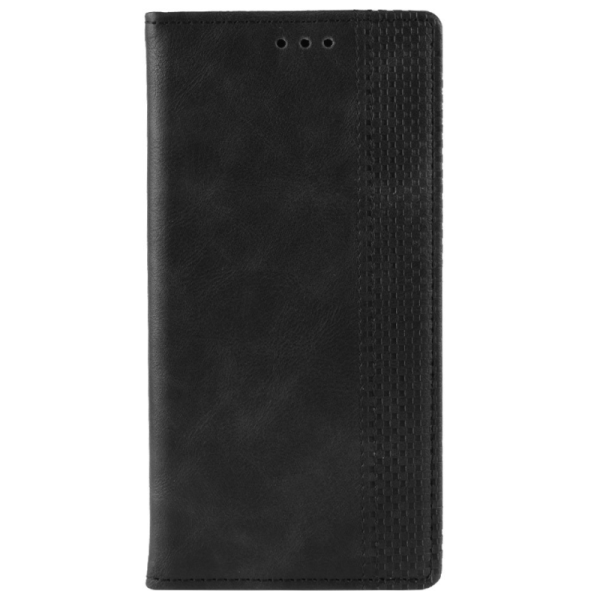 „Vintage“ atvērams maciņš - melns (Nokia 5.3)