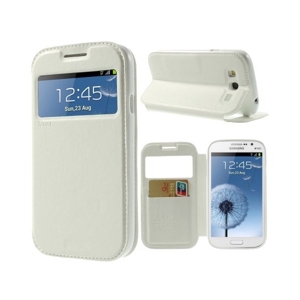 „Roar“ Noble atvēramais futrālis - balts (Galaxy Grand / Grand Neo)