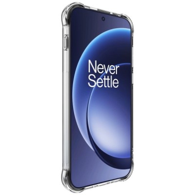 OnePlus 15 "Imak" pastiprinātas aizsardzības cieta silikona (TPU) airbag dzidrs (caurspīdīgs) vāciņš | Vacins.lv