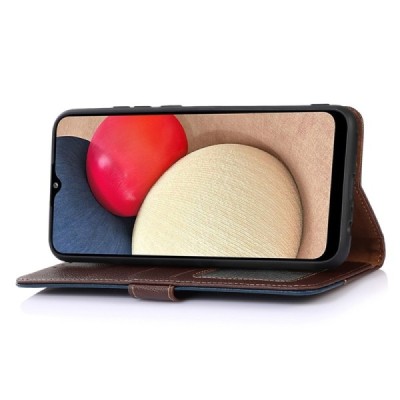 Nokia G60 "KHAZNEH" sērijas brūns atvērams maciņš, maks | Vacins.lv