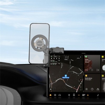 „ACEFAST“ D43 Magnetic automašīnas tālruņa turētājs paneļa ekrānam - melns | Vacins.lv