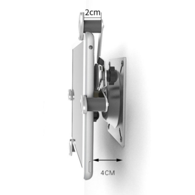 „Wall Mount“ universalus sieninis juodas planšetės laikiklis | Priedai.LT