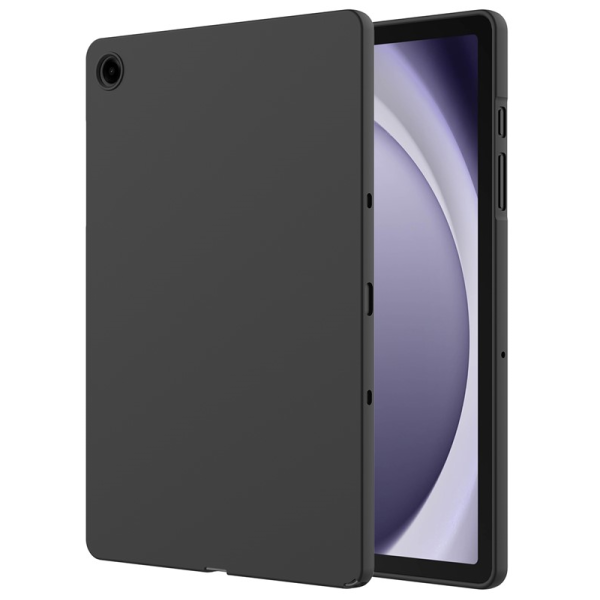 „Shell“ cieta silikona (TPU) apvalks - melns (Galaxy Tab A11+)