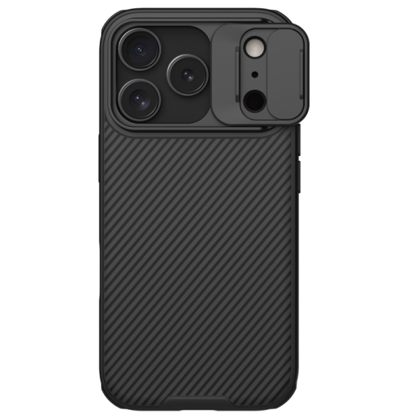 "Nillkin" CamShield Pro Magnetic apvalks - melns (iPhone 17 Pro)