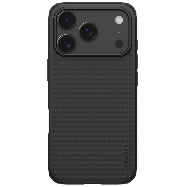 "Nillkin" Frosted Shield Pro apvalks - melns (iPhone 17 Pro)