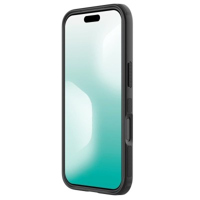 Nillkin Frosted Shield Pro Apple iPhone 17 Pro melns plastmasas apvalks futrālis | Vacins.lv