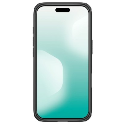 Nillkin Frosted Shield Pro Magnetic Apple iPhone 17 Pro melns plastmasas vāciņš apvalks | Vacins.lv