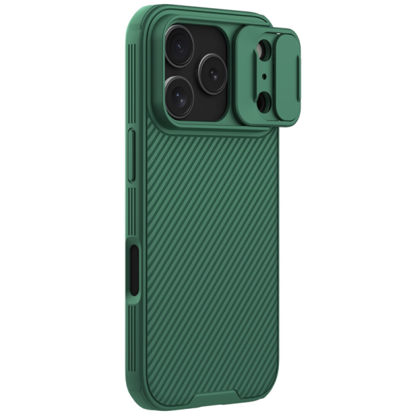 "Nillkin" CamShield Pro apvalks - zaļš (iPhone 17 Pro)