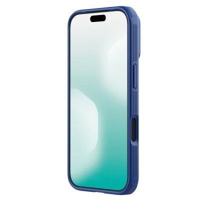Apple iPhone 17 Pro „Nillkin“ CamShield Pro mėlynas dėklas, nugarėlė su kameros apsauga | Priedai.lt