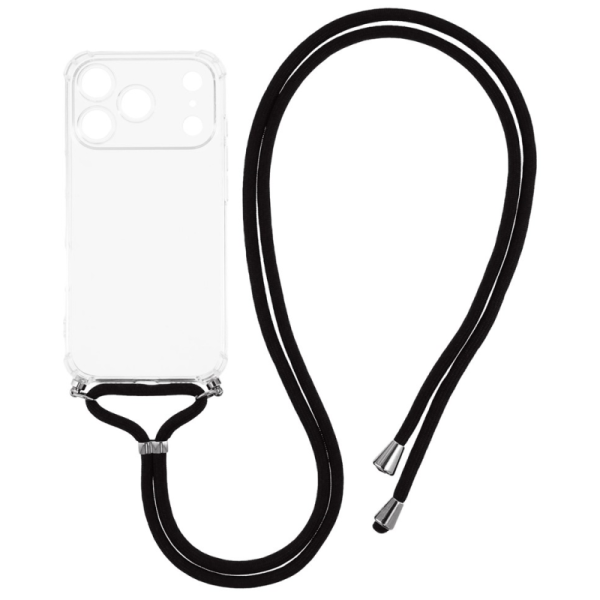 "Mofan" Strap cieta silikona (TPU) vaciņš - caurspīdīgs (iPhone 17 Pro)