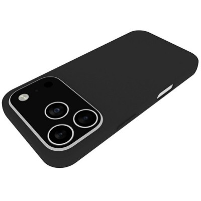 Apple iPhone 17 Pro cieta silikona (TPU) melns apvalks | Vacins.lv
