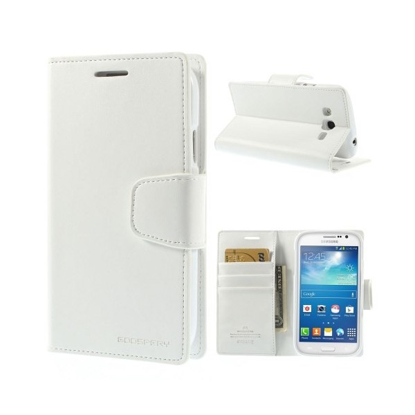 „Mercury“ Sonata atvērams futrālis - balts (Galaxy Grand / Grand Neo)