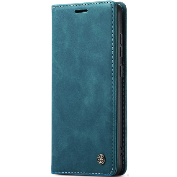 "CaseMe" Retro solīds atvēramais ādas maciņš - zaļš (Galaxy S25 FE)