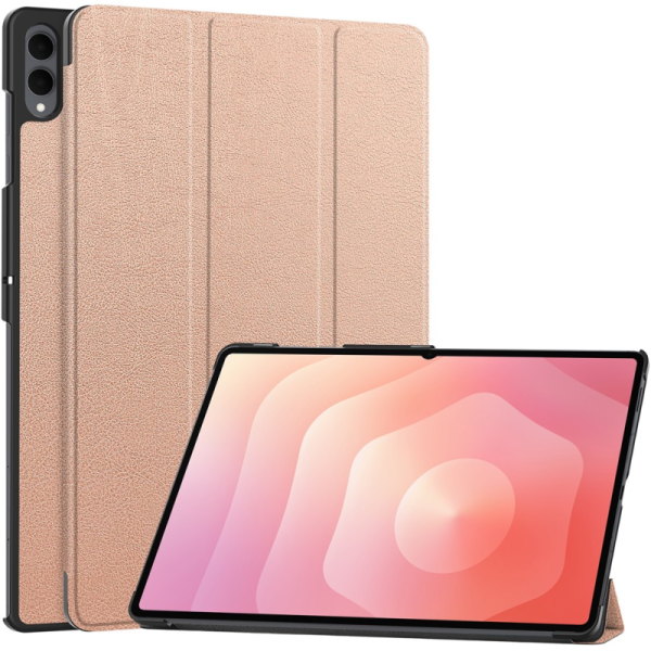 „Saige" Atvēramais maciņš - zelta (Galaxy Tab S11 Ultra)