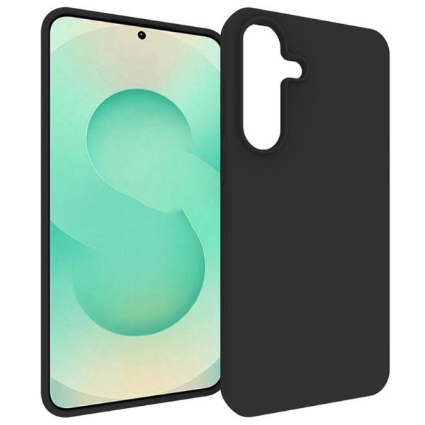 „Xhomet“ Cieta silikona (TPU) apvalks - melns (Galaxy S25 FE)