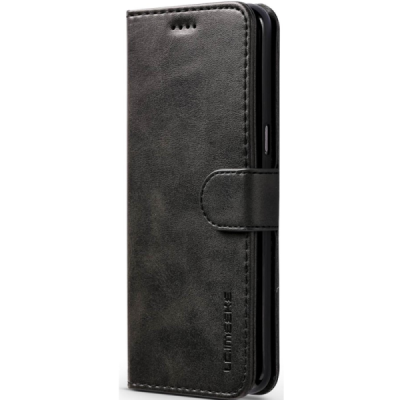 Samsung Galaxy S8 LC IMEEKE atvēramais melns maciņš - maks | Vacins.lv