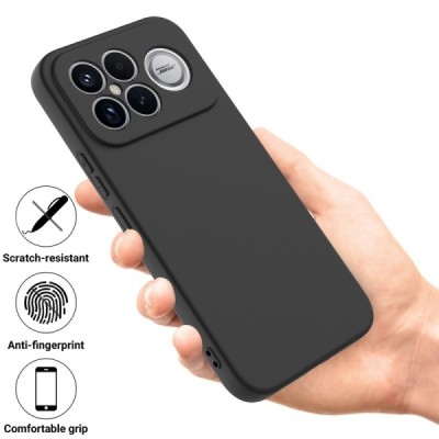 Xiaomi Poco F8 Ultra Shell kieto silikono (TPU) dėklas juodas - nugarėlė | Priedai.lt