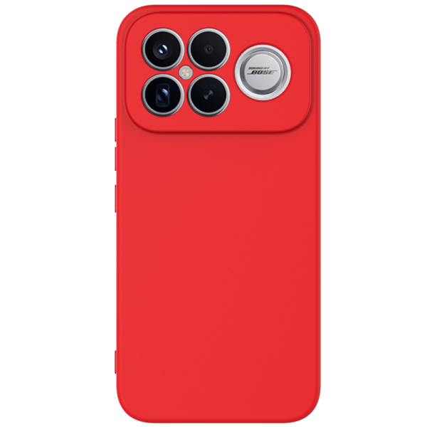 "Shell" cieta silikona (TPU) apvalks - sarkans (Poco F8 Ultra)