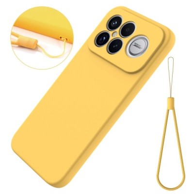 Xiaomi Poco F8 Ultra "Shell" cieta silikona (TPU) apvalks - dzeltens | vacins.lv