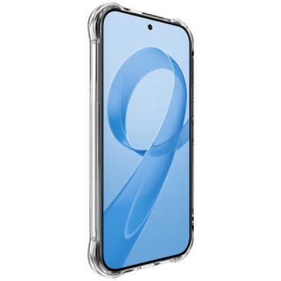 Xiaomi Poco F8 Ultra "Imak" pastiprinātas aizsardzības cieta silikona (TPU) airbag dzidrs (caurspīdīgs) vāciņš | Vacins.lv