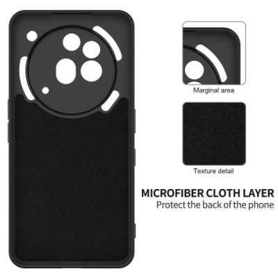 Nothing Phone 3a Pro "Shell" cieta silikona (TPU) apvalks - melns | vacins.lv