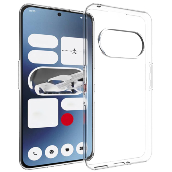 Cieta silikona (TPU) apvalks - dzidrs (Nothing Phone 3a)