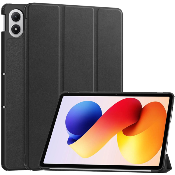 „Saige" Atvēramais maciņš - melns (Redmi Pad 2 Pro)