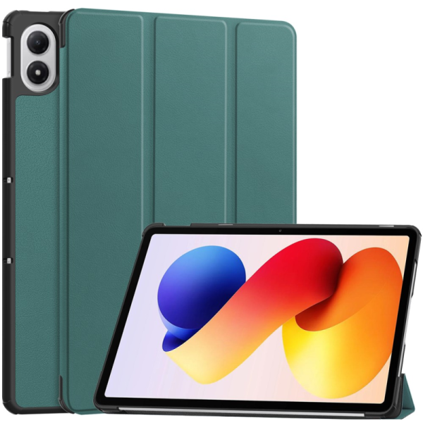 „Saige" Atvēramais maciņš - zaļš (Redmi Pad 2 Pro)