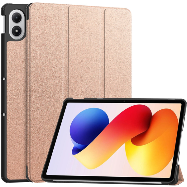 „Saige" Atvēramais maciņš - zelta (Redmi Pad 2 Pro)