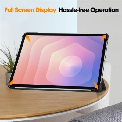 Samsung Galaxy Tab S11 „Saige" atvēramais melns maciņš | Vacins.lv