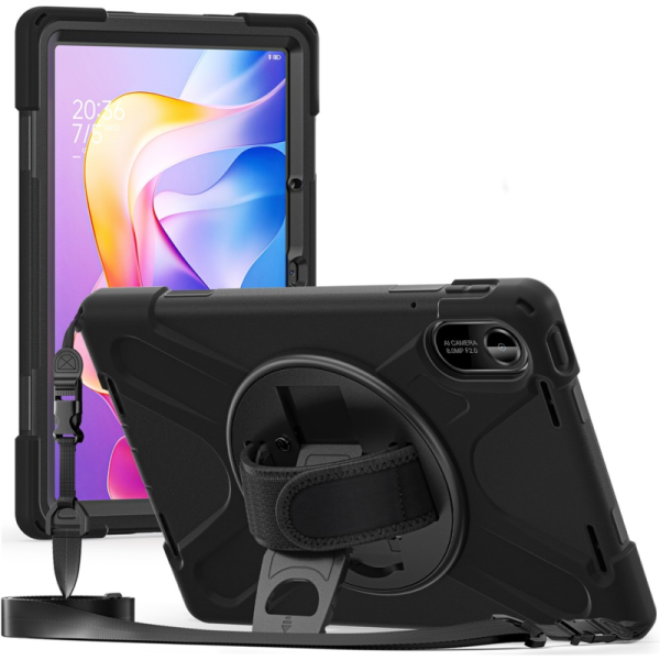 Pastiprinātas aizsardzības (360°) apvalks - melns (Redmi Pad 2)