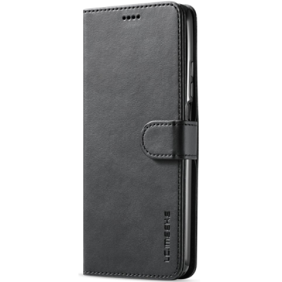 Xiaomi Poco M3 Pro (Redmi Note 10 5G) LC IMEEKE atvēramais melns maciņš - maks | Vacins.lv