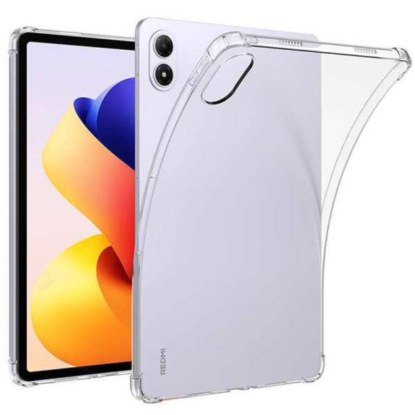 Pastiprinātas aizsardzības cieta silikona (TPU) apvalks - dzidrs (Redmi Pad 2 Pro)