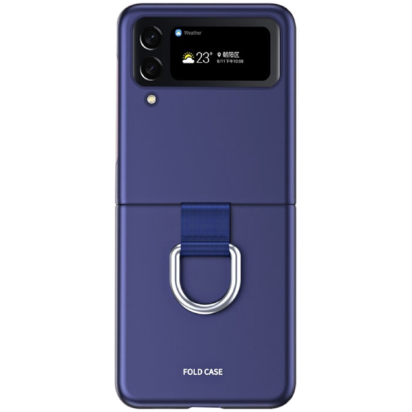 „Ring“ plastmasas apvalks - tumši zils (Galaxy Flip4)