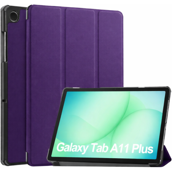 „Saige" Atvēramais maciņš - violets (Galaxy Tab A11+ / A9+)