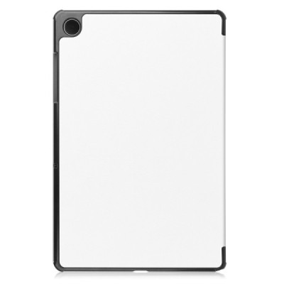 Samsung Galaxy Tab A11+ / A9+ „Saige" atvēramais balts maciņš | Vacins.lv