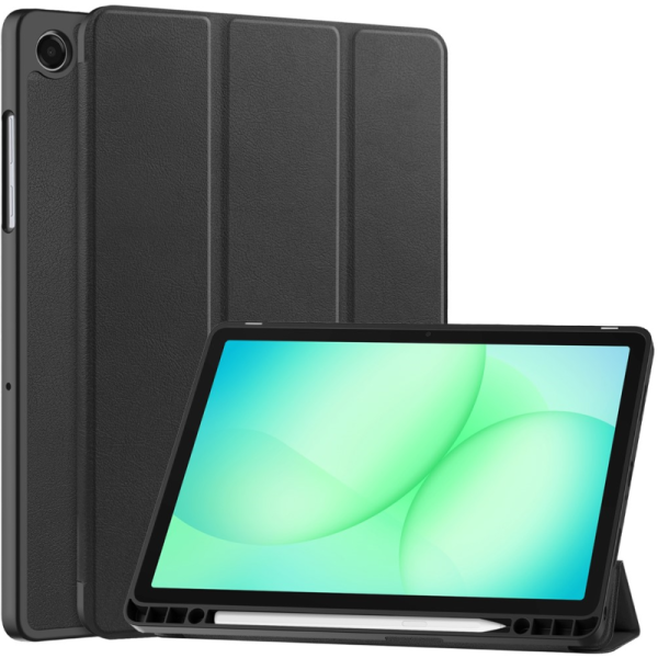 "Stylus" atvēramais maciņš - melns (Galaxy Tab A11+ / A9+)