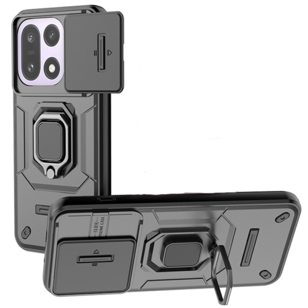 "Mozhi" Kickstand pastiprinātas aizsardzības apvalks - melns (OnePlus 15)