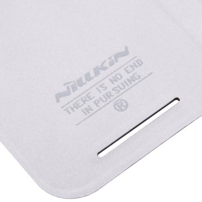 HTC One mini 2 juodas odinis atverčiamas Nillkin Fresh dėklas / Priedai.lt