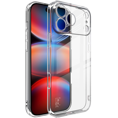 "IMAK" UX-5 hard silicone (TPU) case - transparent (iPhone 17 Pro)