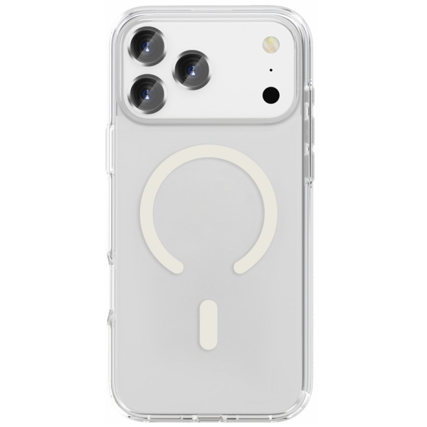 „Tubi“ MagSafe kieto silikono (TPU) dėklas - skaidrus (iPhone 17 Pro)