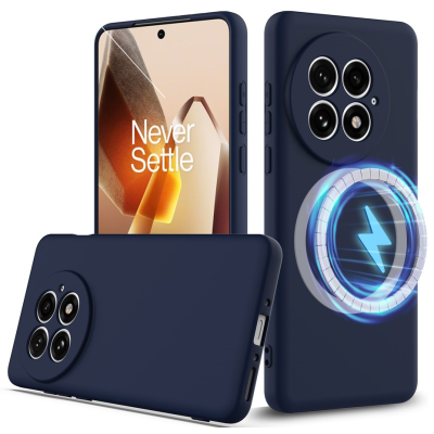 „Shell“ MagSafe kieto silikono (TPU) dėklas - tamsiai mėlynas (OnePlus 13)