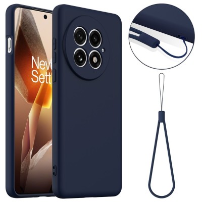 "Shell" MagSafe cieta silikona (TPU) apvalks - tumši zils (OnePlus 13)