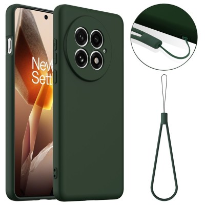 „Shell“ MagSafe kieto silikono (TPU) dėklas - tamsiai žalias (OnePlus 13)