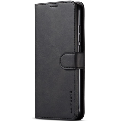 "LC.IMEEKE" Flip Book Case - Black (Galaxy A70)