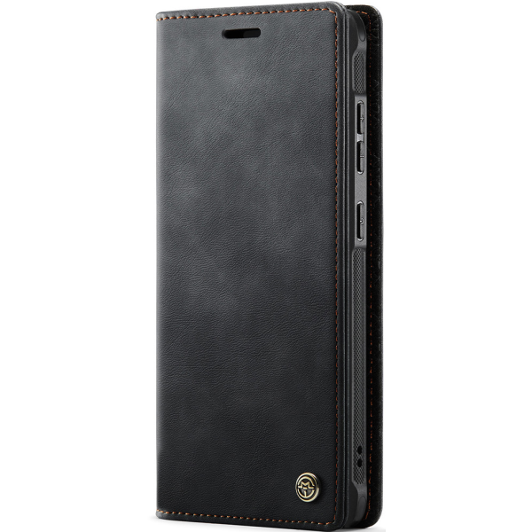 „CaseMe“ MagSafe Leather 2-in-1 atlokāms maciņš - melns (Galaxy S20+)