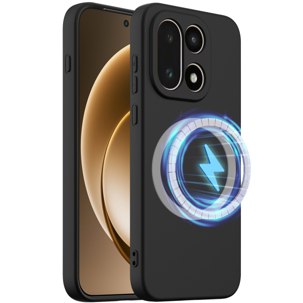 „Shell“ MagSafe kieto silikono (TPU) dėklas - juodas (OnePlus 15)