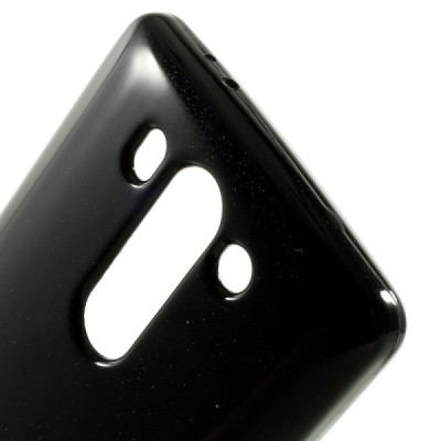 LG G3 S (Beat) D722 Mercury melns cieta silikona (TPU) apvalks / vacins.lv